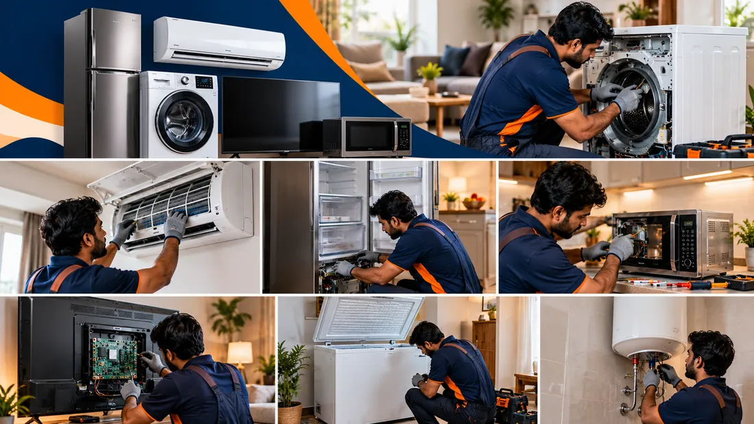 HomeRepairsHub technicians repairing home appliances