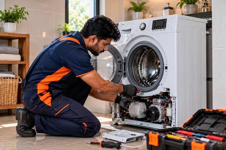 Washing Machine repair in progress